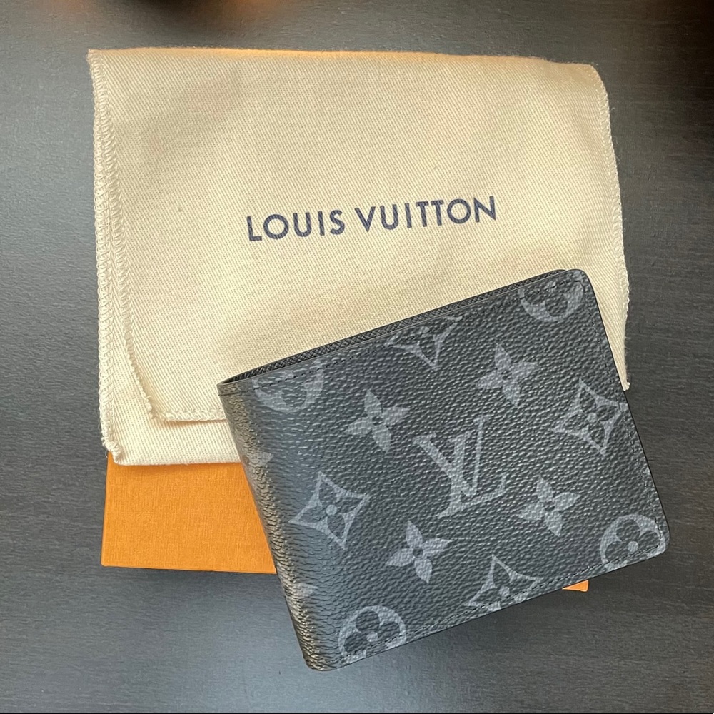 Louis Vuitton Slender Wallet~ Monogram Eclipse